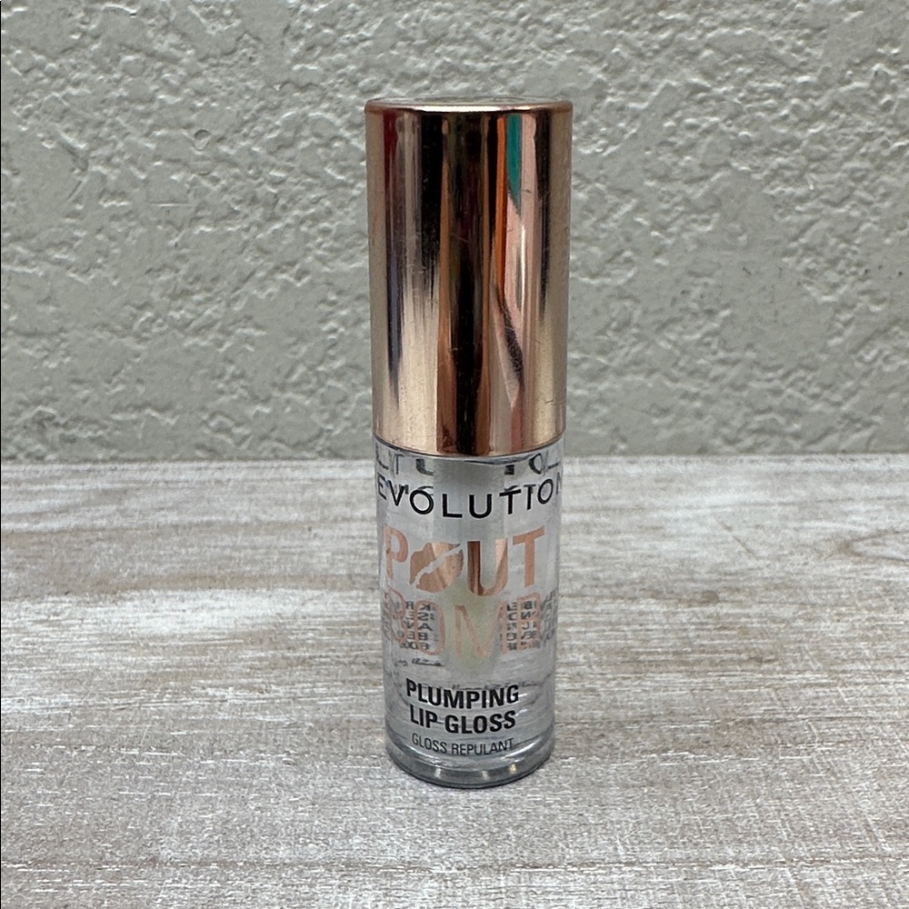 $5 🌙 Revolution London Pout Bomb Gloss‎ CLEAR NEW